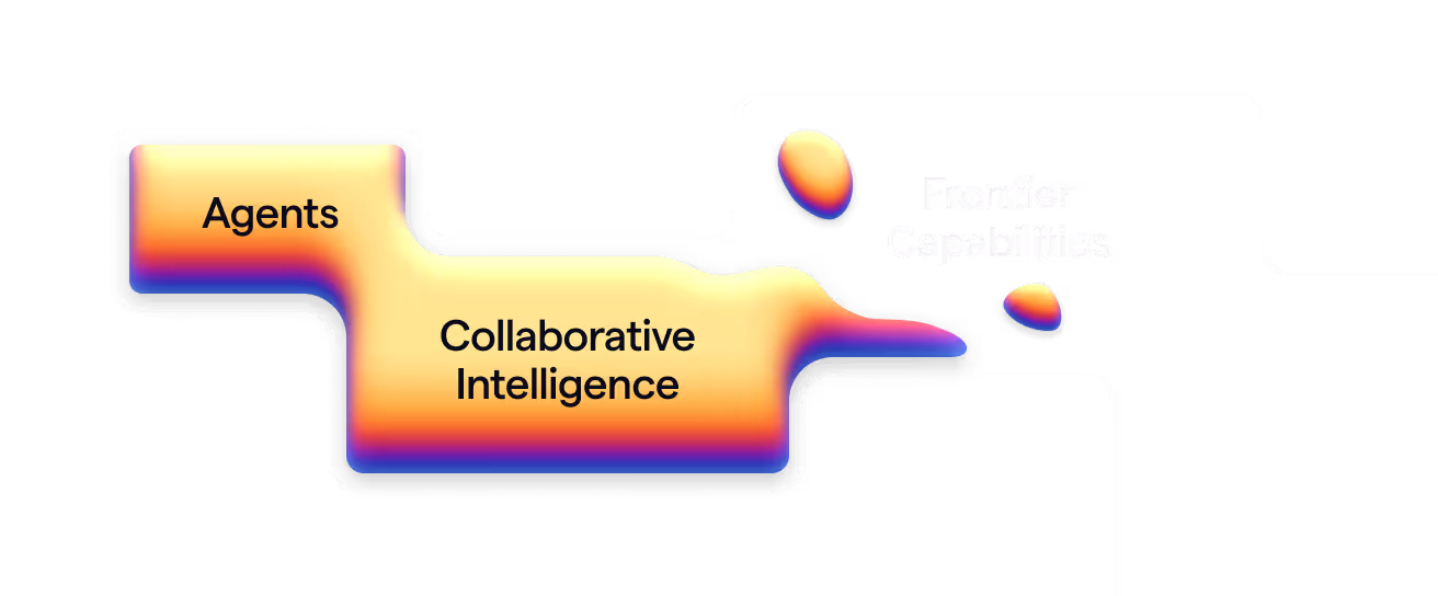 Naptha liquid fuel flowing from Agents to Collaborative Intelligence to Frontier Capabilities